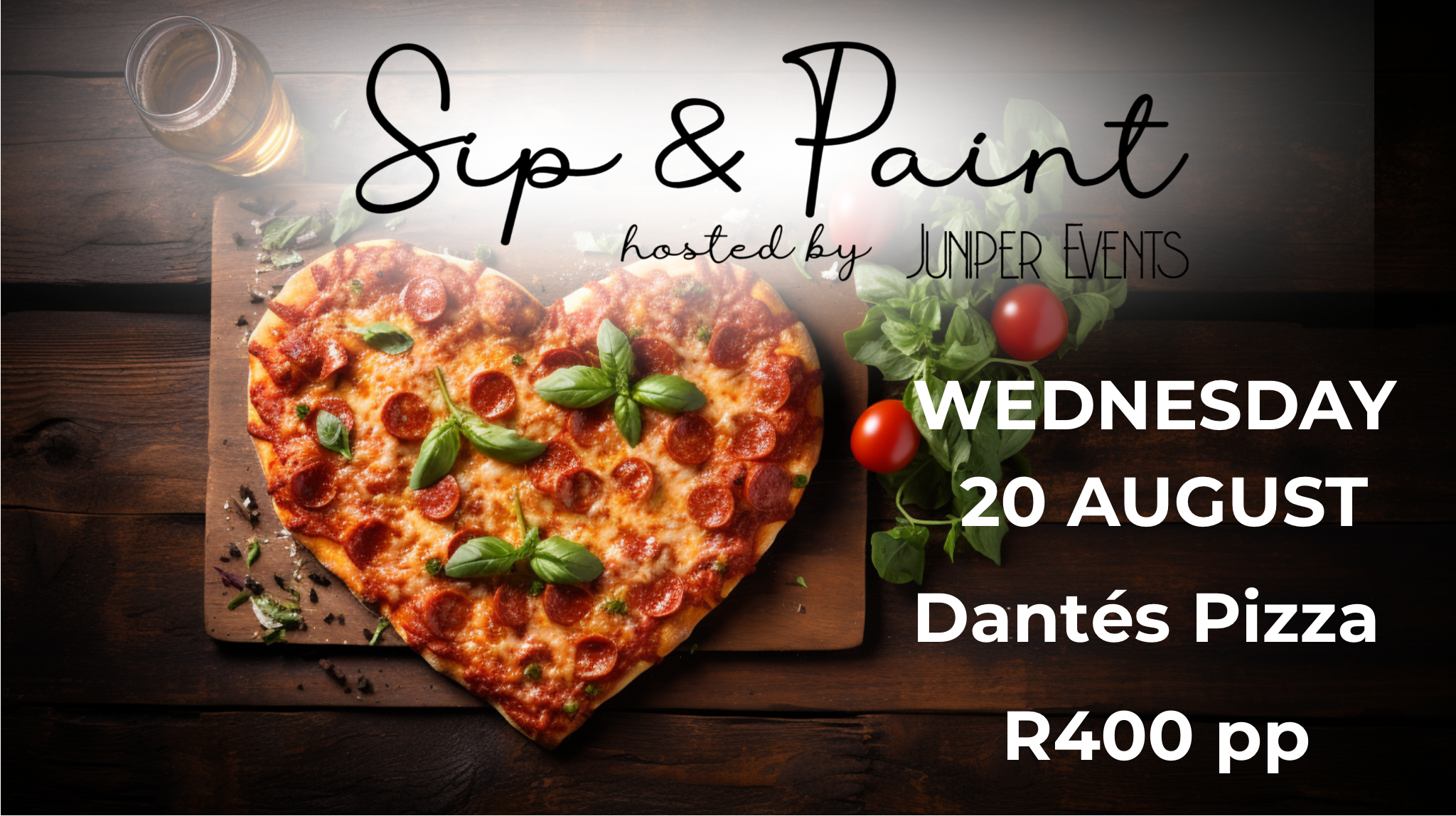 Sip & Paint Art Event - AUGUST Dantés