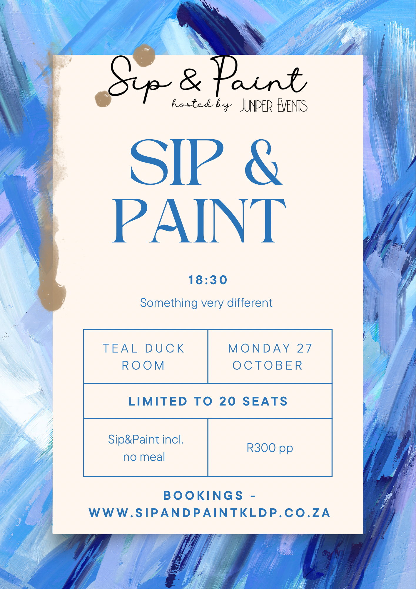 Sip & Paint Art Event - OCTOBER #02