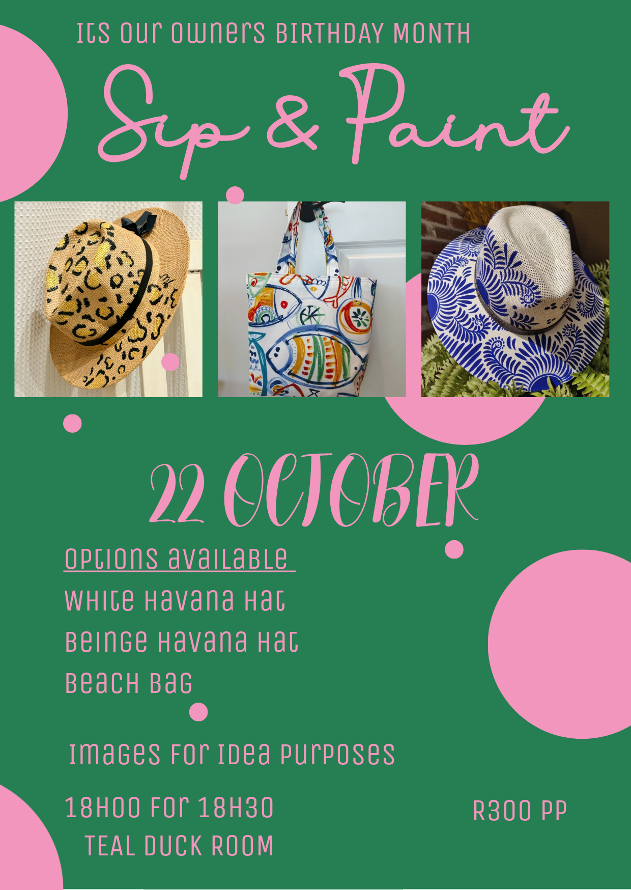Sip & Paint Art Event - OCTOBER 2026